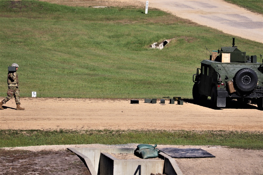 Soldiers complete range training with M2 at Fort McCoy