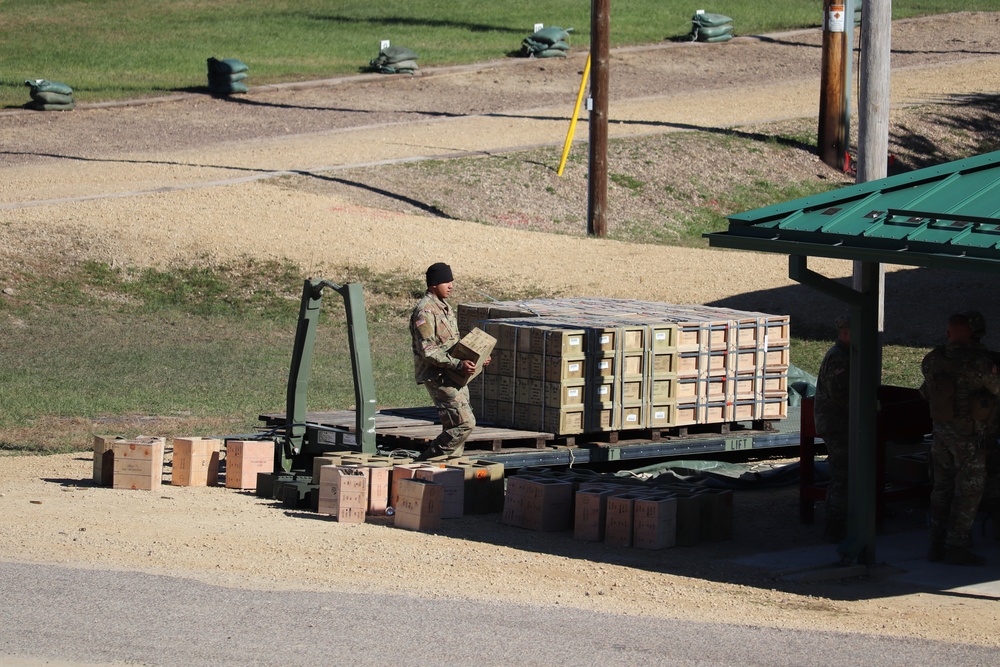 Soldiers complete range training with M2 at Fort McCoy