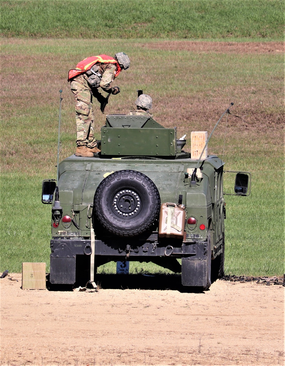 Soldiers complete range training with M2 at Fort McCoy