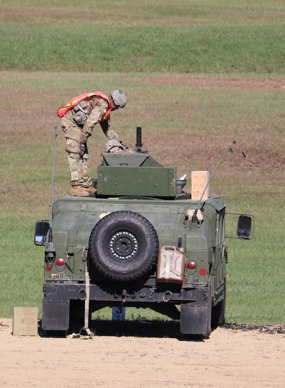 Soldiers complete range training with M2 at Fort McCoy