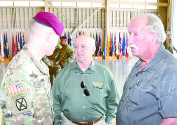 1-5 Avn receives colors during reactivation ceremony