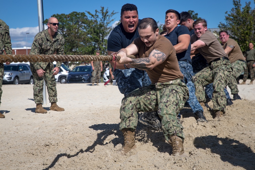 Service Members Battle it out During the Annual Combined Federal Campaign Tug-of-War Tournament