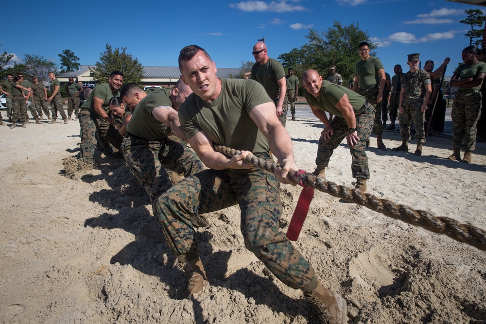 Service Members Battle it out During the Annual Combined Federal Campaign Tug-of-War Tournament