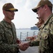 Vice Adm. Scott Stearney visits USS Jason Dunham (DDG 109)