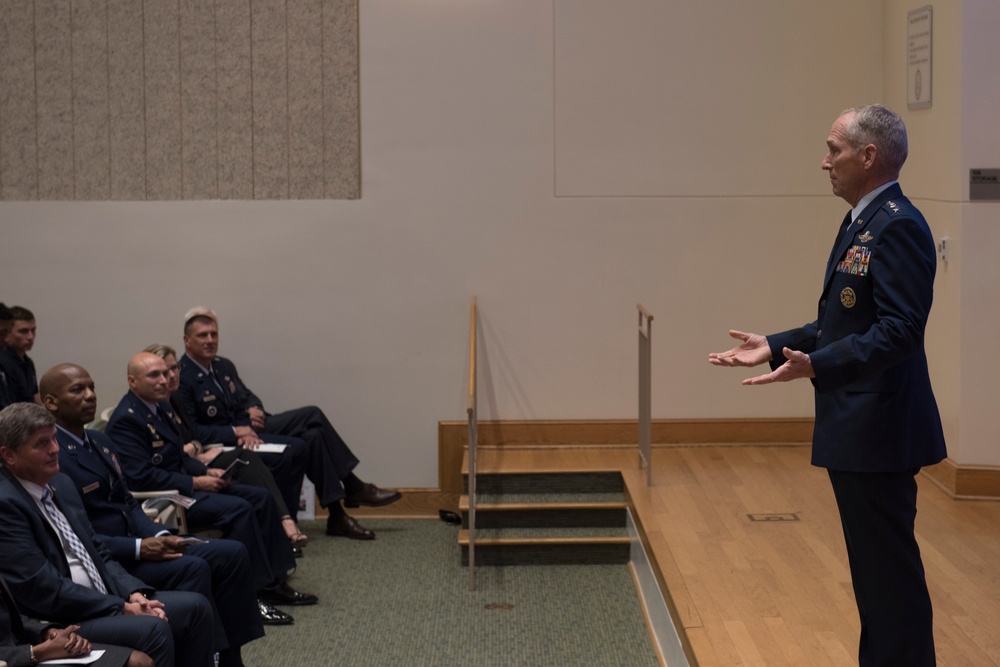 Retired general recognized in alumni induction ceremony