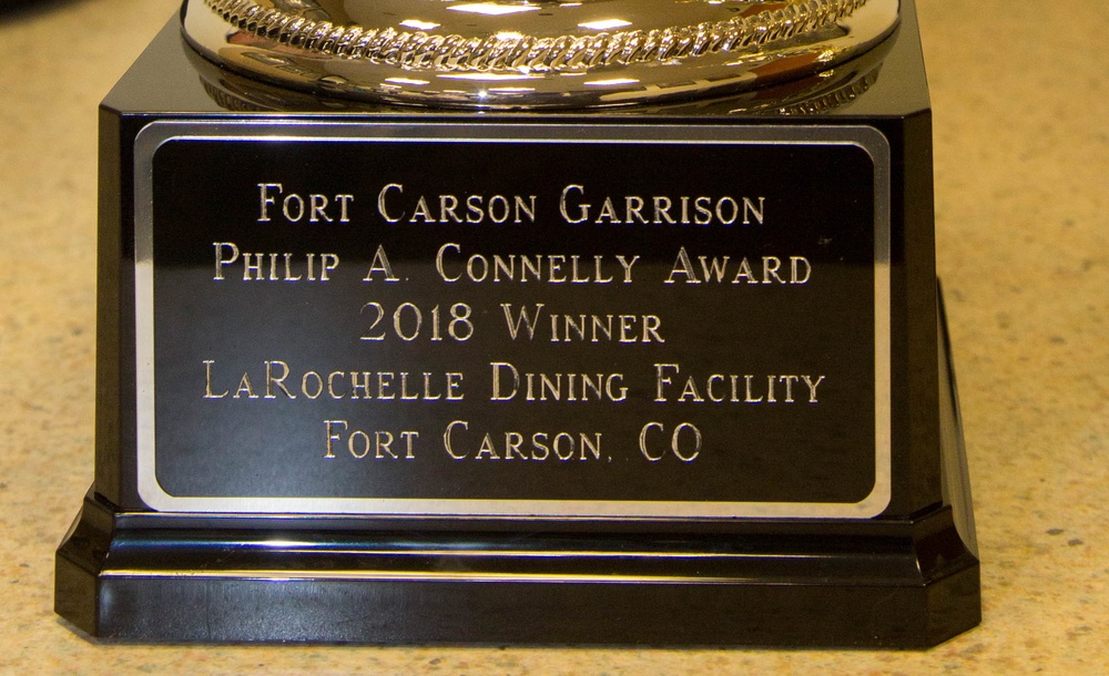 LaRochelle Dining Facility presented the Philip A. Connelly Award