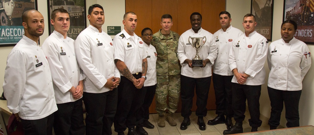 LaRochelle Dining Facility presented the Philip A. Connelly Award
