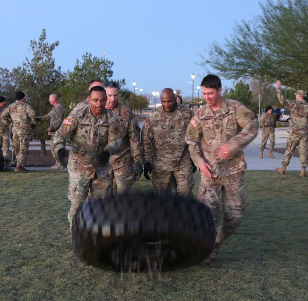 1st Armored Division senior leader physical fitness training