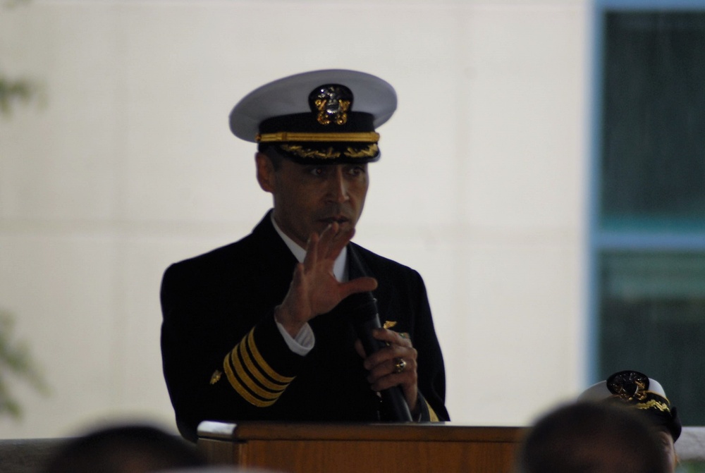 Naval Museum hosts a retirement ceremony