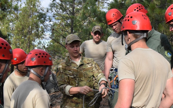 SERE Rappelling Training