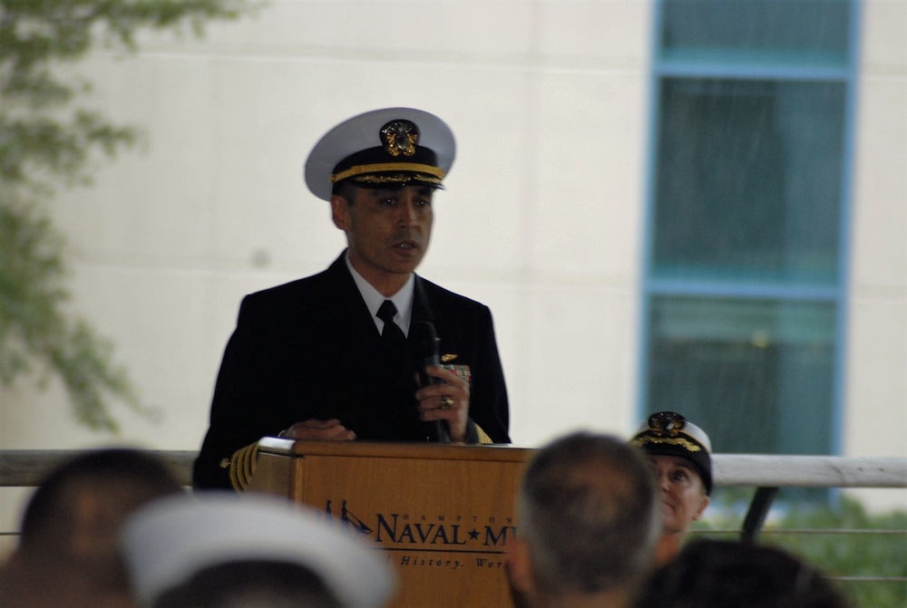 Naval Museum hosts a retirement ceremony
