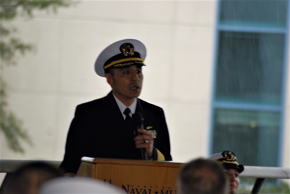 Naval Museum hosts a retirement ceremony