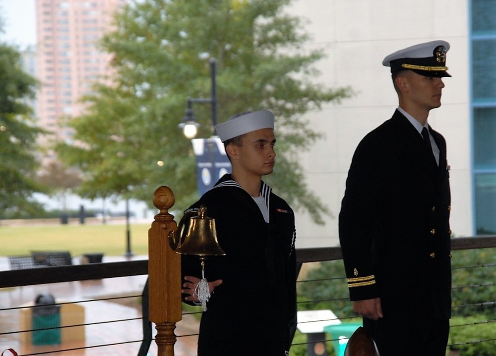 Naval Museum hosts a retirement ceremony