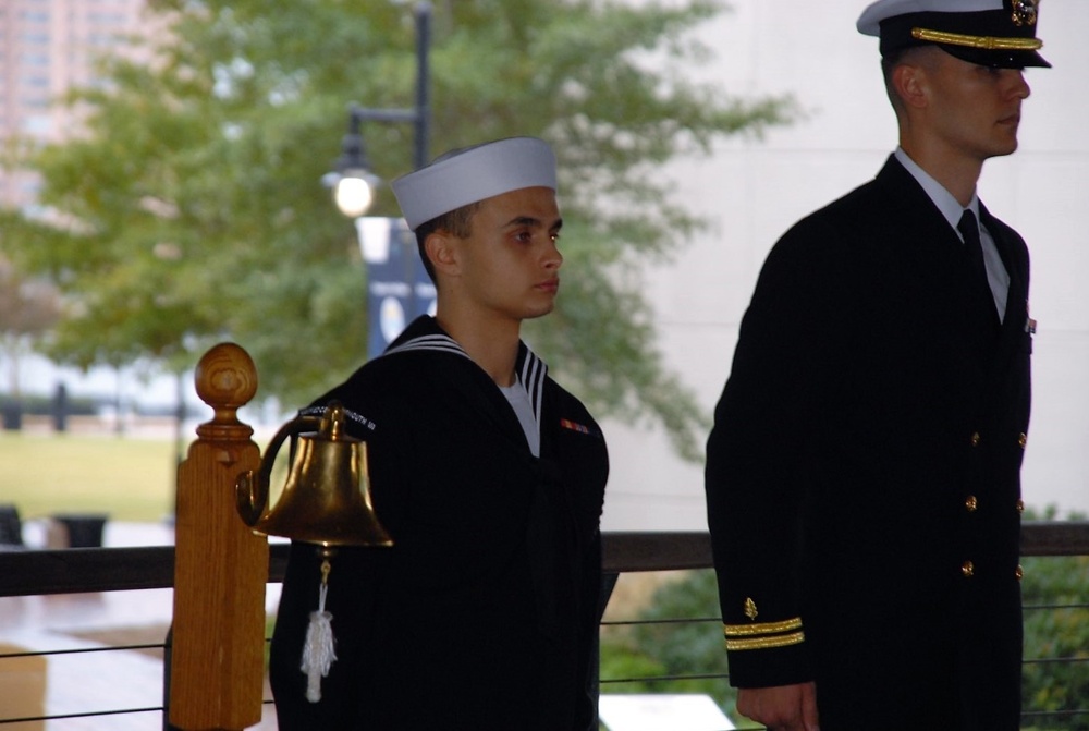 Naval Museum hosts a retirement ceremony