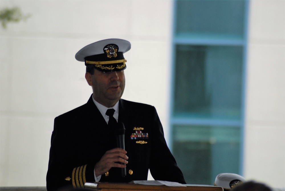 Naval Museum hosts a retirement ceremony