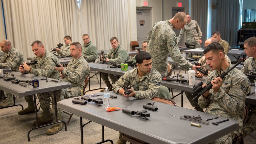 212th EIS Airmen conduct weapons training
