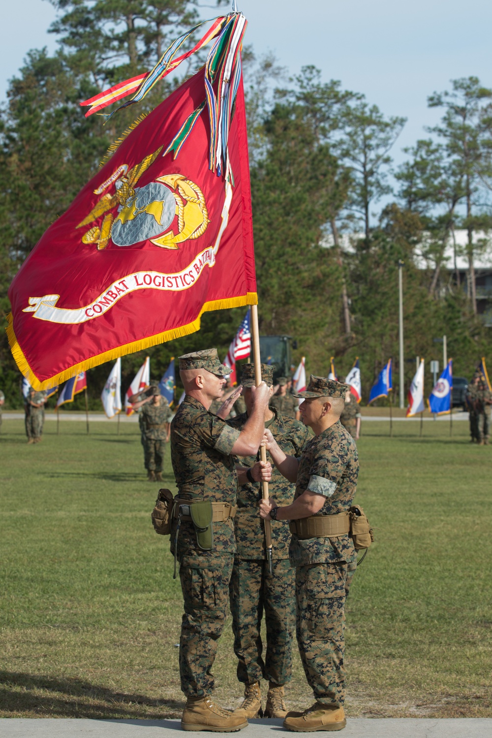 Combat Logistics Battalion 26 Change of Command Ceremony