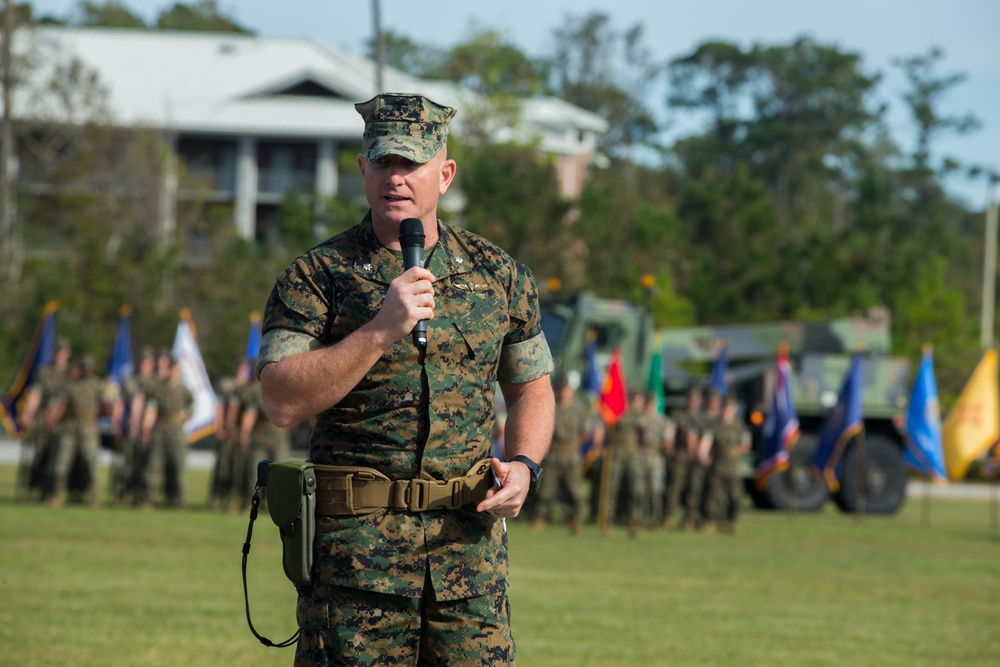 Combat Logistics Battalion 26 Change of Command Ceremony