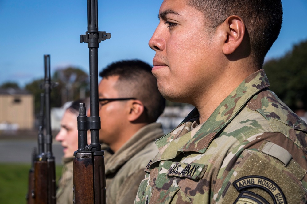 NJNG Honor Guard practices six-Soldier funeral detail