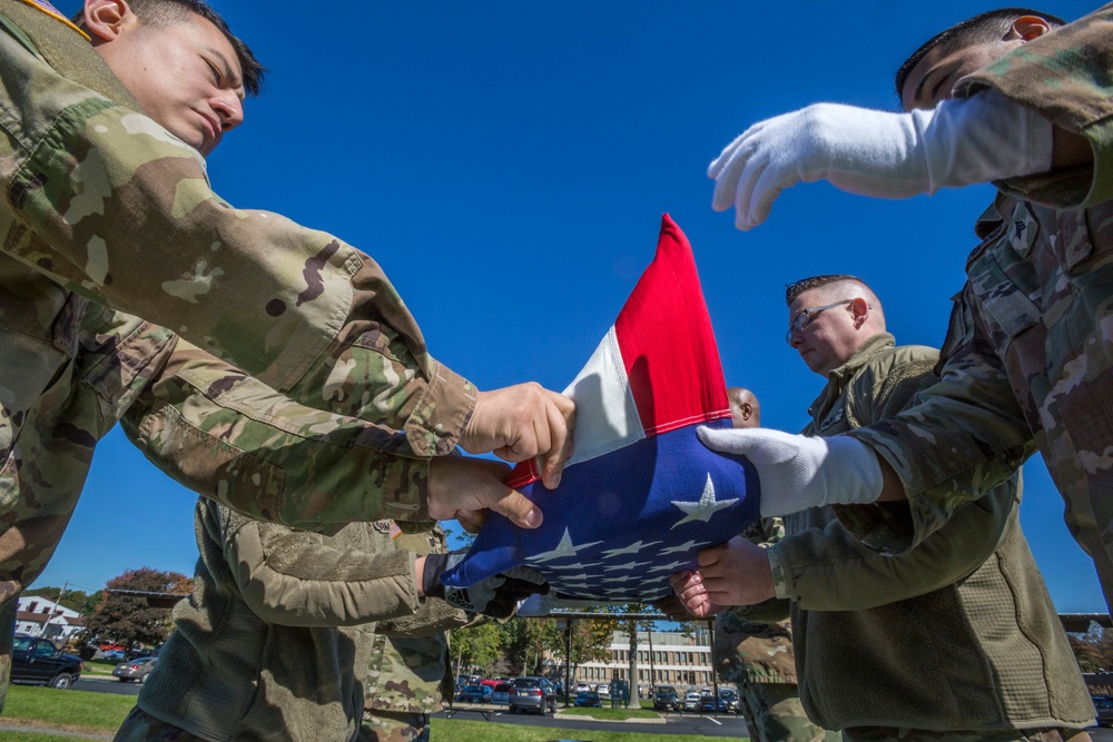 NJNG Honor Guard practices six-Soldier funeral detail