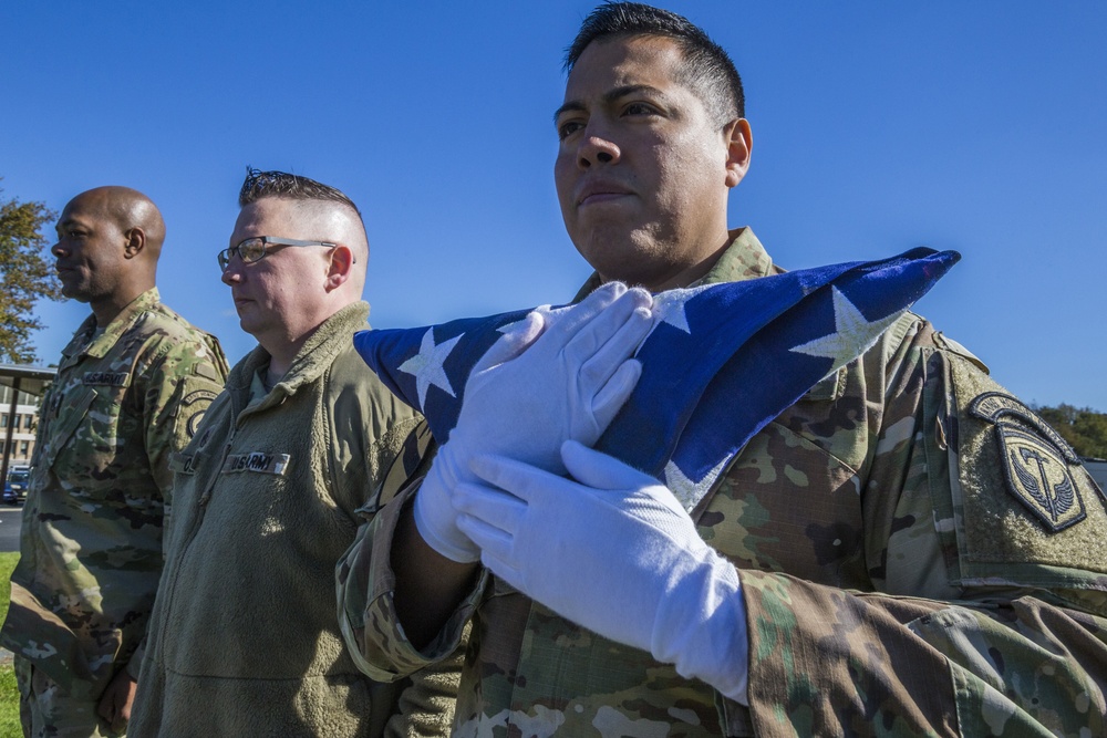 NJNG Honor Guard practices six-Soldier funeral detail
