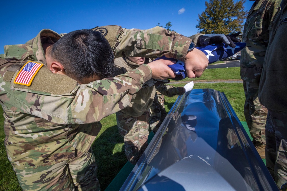 NJNG Honor Guard practices six-Soldier funeral detail