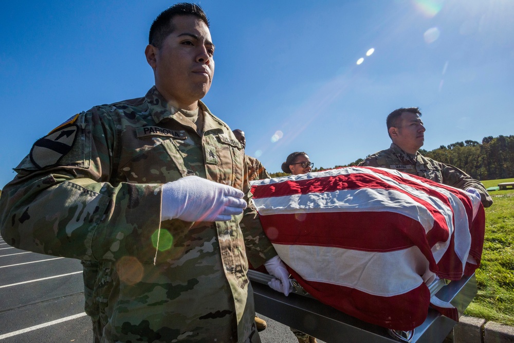 NJNG Honor Guard practices six-Soldier funeral detail