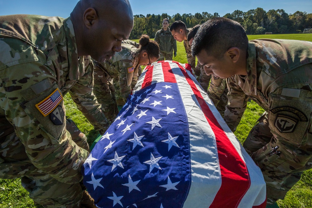 NJNG Honor Guard practices six-Soldier funeral detail