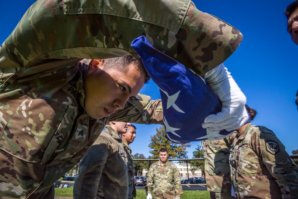 NJNG Honor Guard practices six-Soldier funeral detail