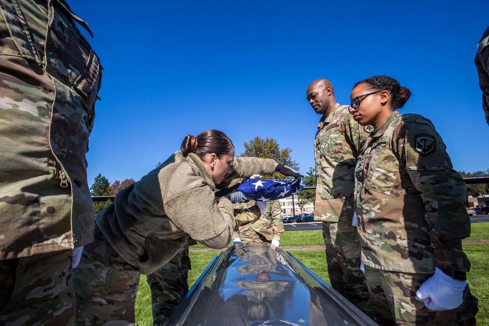 NJNG Honor Guard practices six-Soldier funeral detail