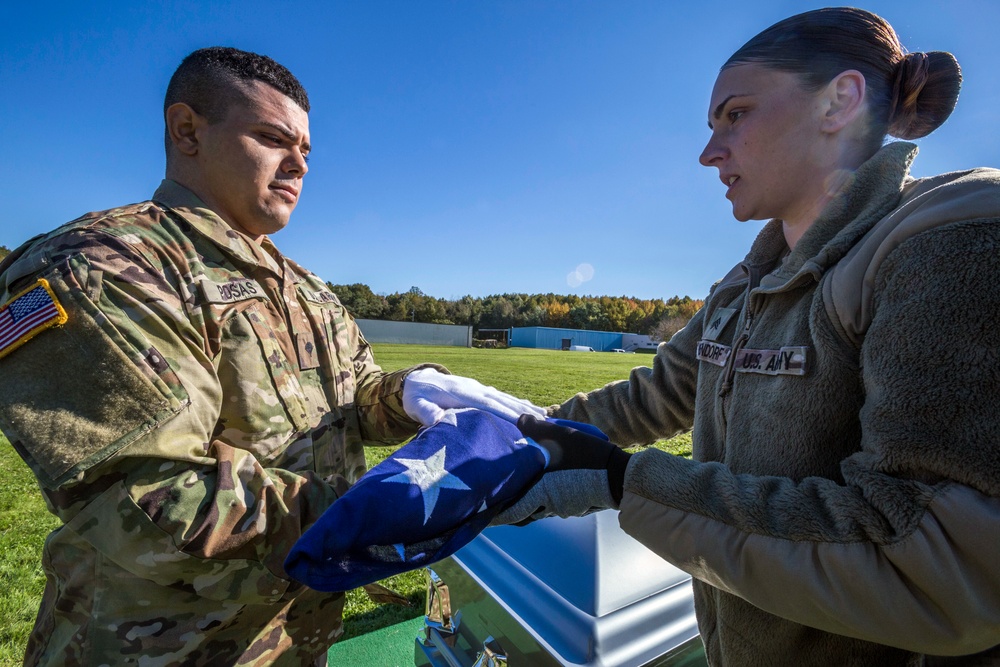 NJNG Honor Guard practices six-Soldier funeral detail