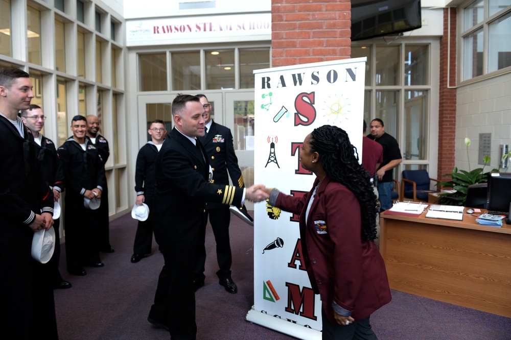 USS Hartford (SSN 768) Visits Namesake