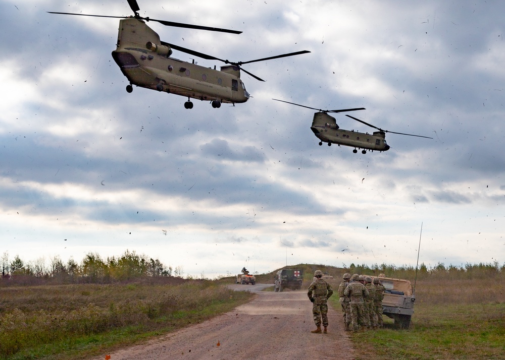 1st Brigade Combat Team, 10th Mountain Division (LI) Conducts Combined Arms Live Fire Exercise 2018