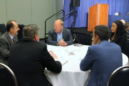 Office of Small Business Programs for the Headquarters, USAMEDCOM Associate Director meets with small business owners