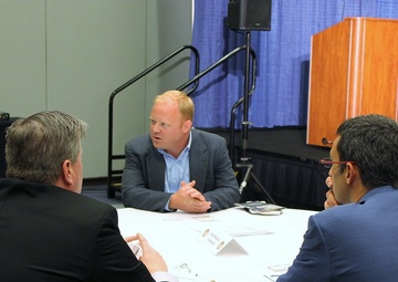 Office of Small Business Programs for the Headquarters, USAMEDCOM Associate Director meets with small business owners