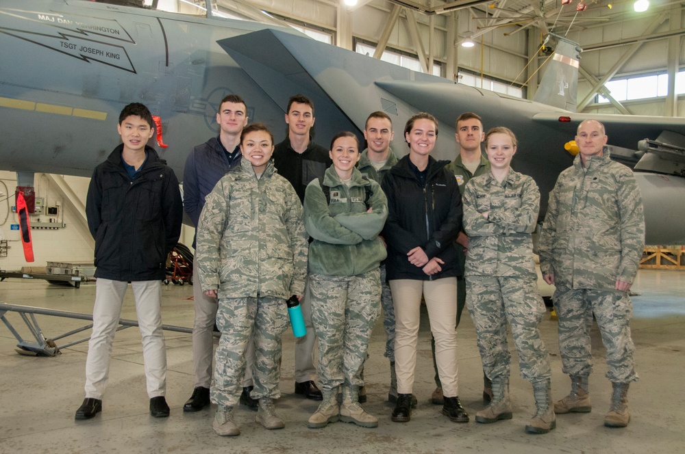 104th Fighter Wing Hosts Boston University Air Force ROTC Detachment 335