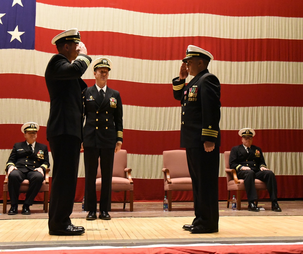 USS Toledo Holds Change of Command