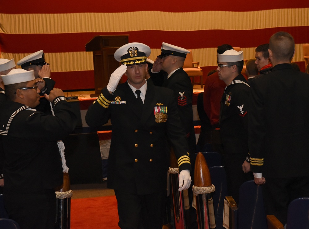 USS Toledo Holds Change of Command