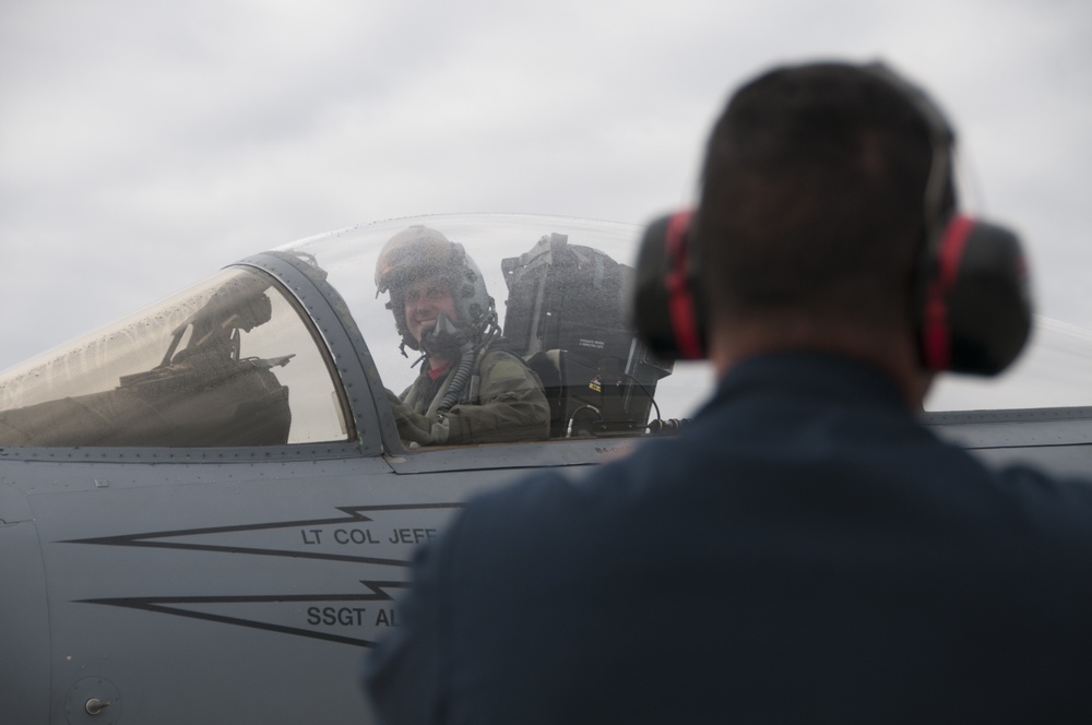 Lieutenant Colonel Jeffrey &quot;Monty&quot; Beckel Completes Fini Flight