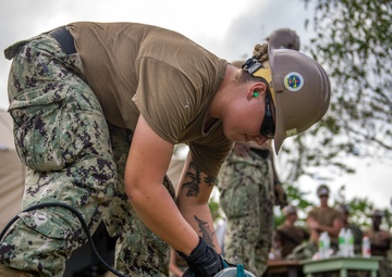 NMCB 1 Conducts Disaster Relief Operations Rota, Northern Mariana Islands.