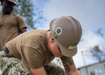 NMCB 1 Conducts Disaster Relief Operations Rota, Northern Mariana Islands.