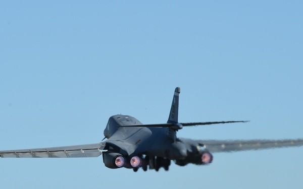 B-1B involved in May IFE departs Midland