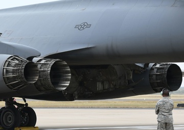 B-1B involved in May IFE departs Midland