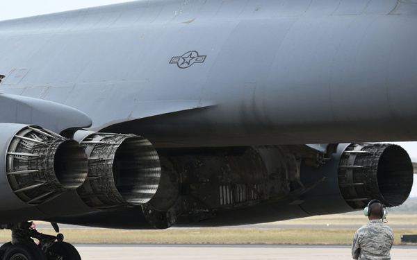B-1B involved in May IFE departs Midland