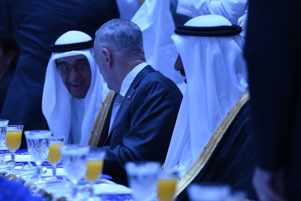 Mattis Attends Manama Dialogue Opening Dinner