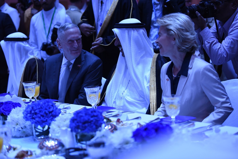 Mattis Attends Opening Dinner At Manama Dialogue