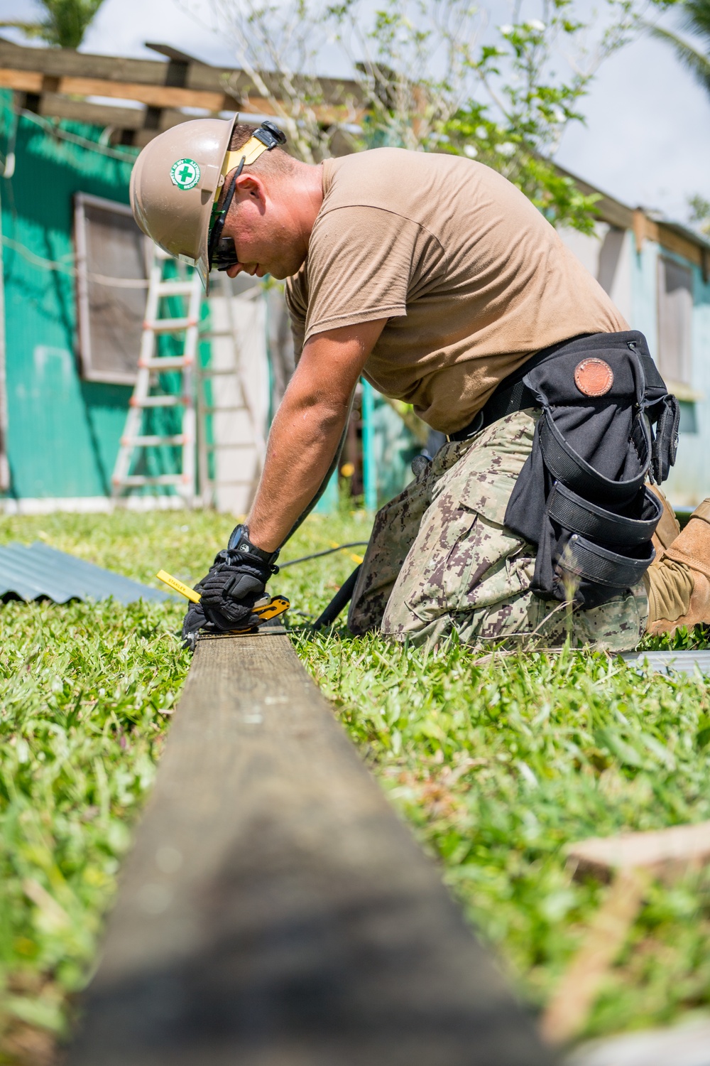 NMCB 1 Conducts Disaster Relief Operations Rota, Northern Mariana Islands.