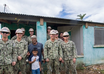 NMCB 1 Conducts Disaster Relief Operations Rota, Northern Mariana Islands.