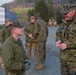 Lt. Gen. Mark A. Brilakis meets with 2nd Marine Division Marines in Norway