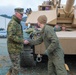 Lt. Gen. Mark A. Brilakis meets with 2nd Marine Division Marines in Norway